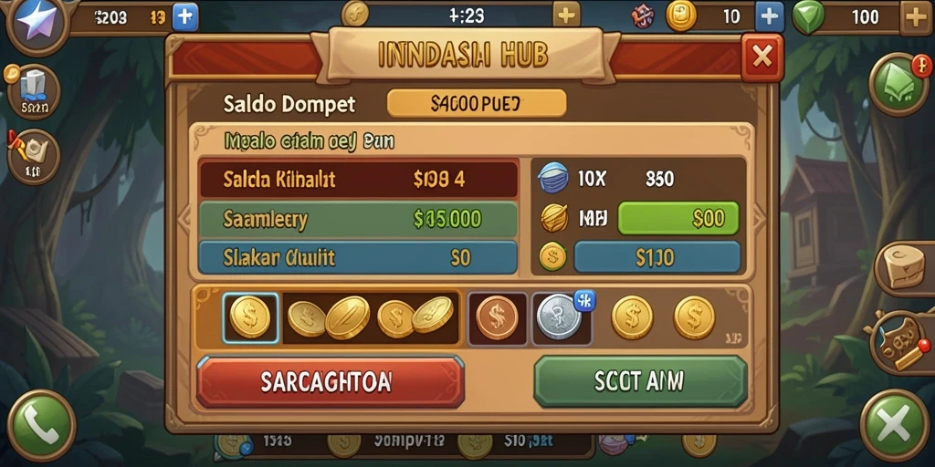 maktoto - Screenshot menunjukkan salah satu karakter unik di dalam game MAKTOTO.